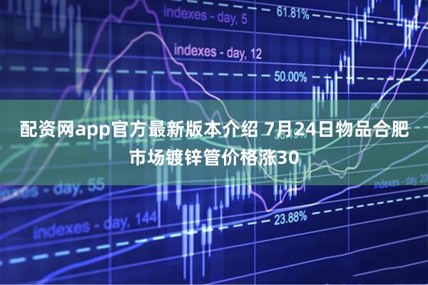 配资网app官方最新版本介绍 7月24日物品合肥市场镀锌管价格涨30